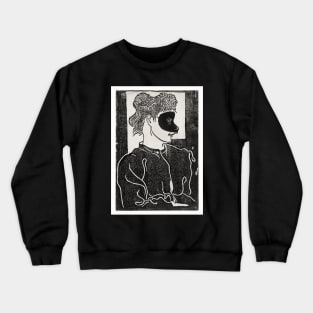 Masked woman (Gemaskerde vrouw) (c.1899) Crewneck Sweatshirt